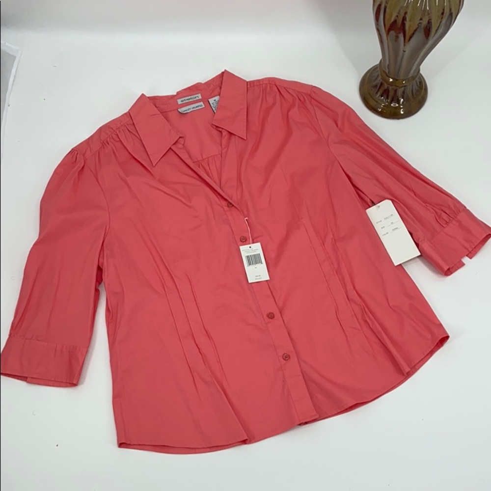 Capacity unlimited coral color blouse size 3X